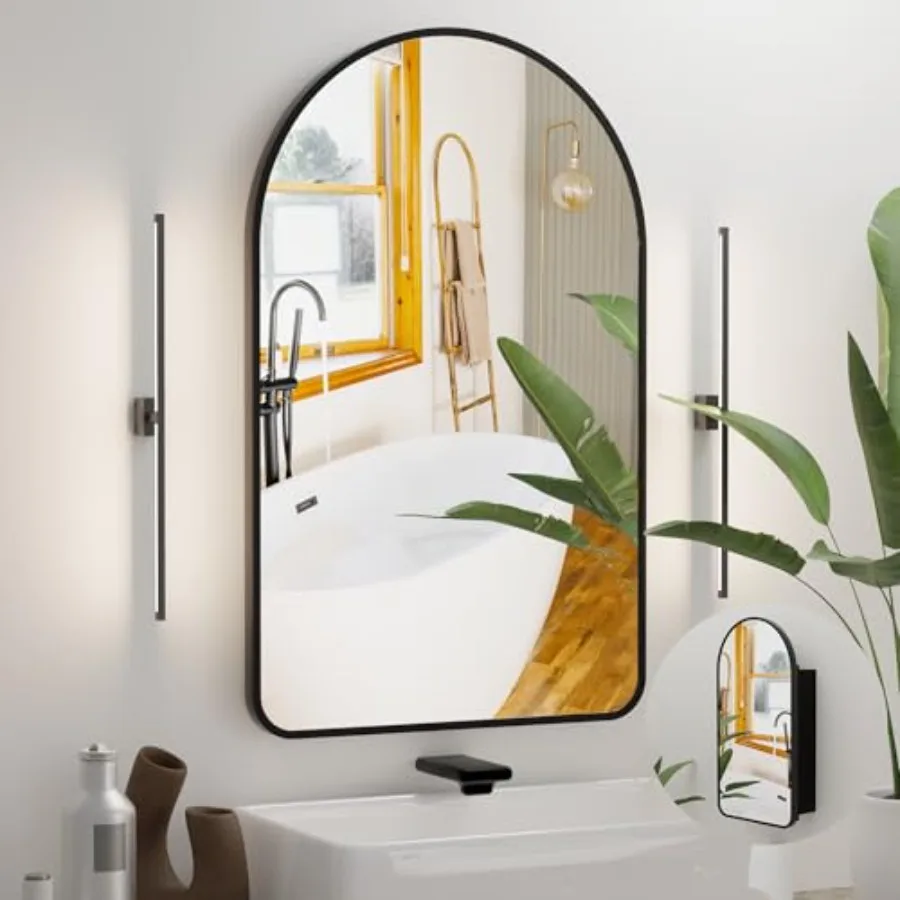 Bathroom Cabinet Mirror - Bathroom medicine cabinet with arched mirror,