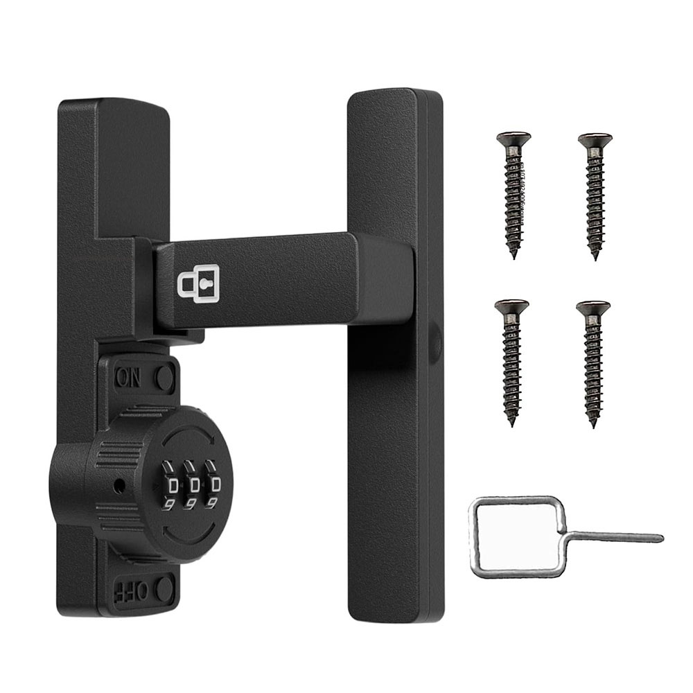Home Bathroom Cabinets - Security Barn Door Lock 3-Digit Conbination