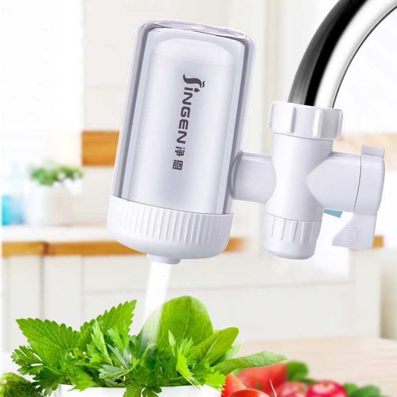 Home Bathroom Water Filter - Tap Water Purifier Removable Washable Water