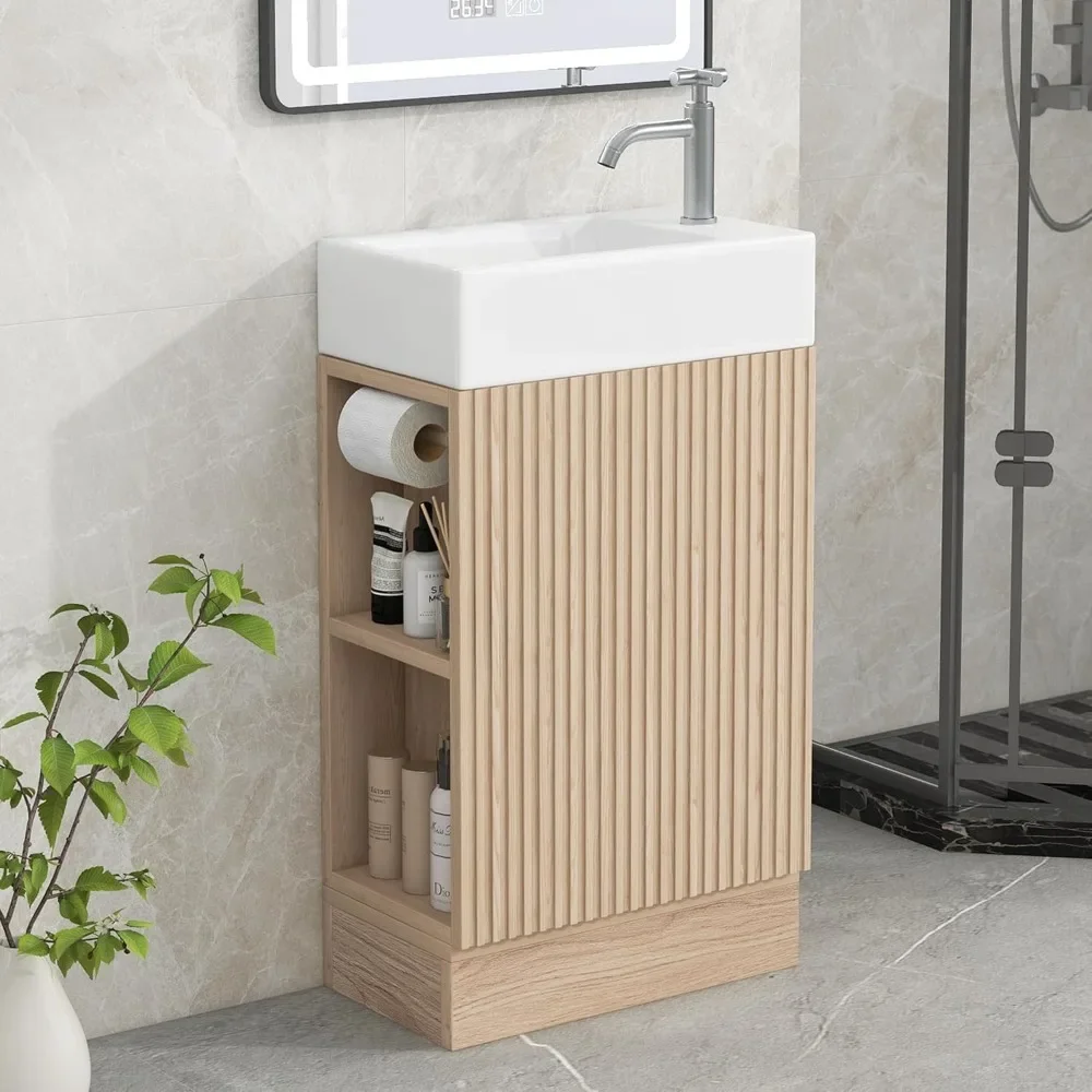 Toilet Paper Holder - Postmodern Nordic Single Bathroom Vanity 19