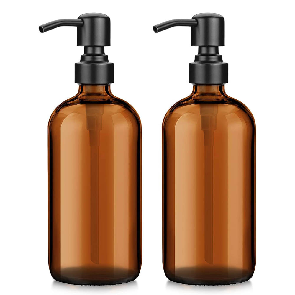 Amber Glass Soap Dispenser wit - Glass Soap Dish review and price