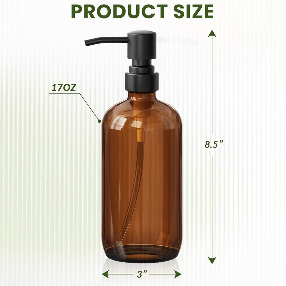 Amber Glass Soap Dispenser wit - Glass Soap Dish review and price