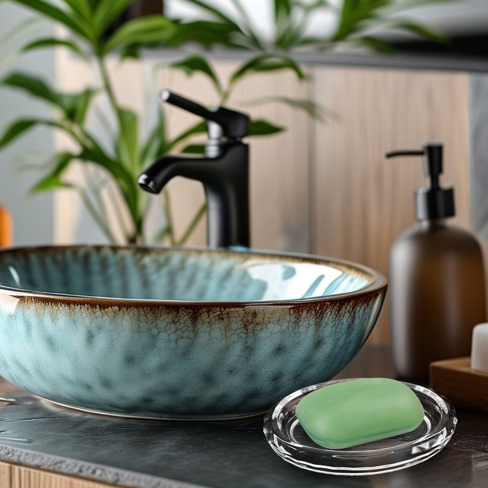 2Pcs High Quality Clear Glass  - Glass Soap Dish review and price