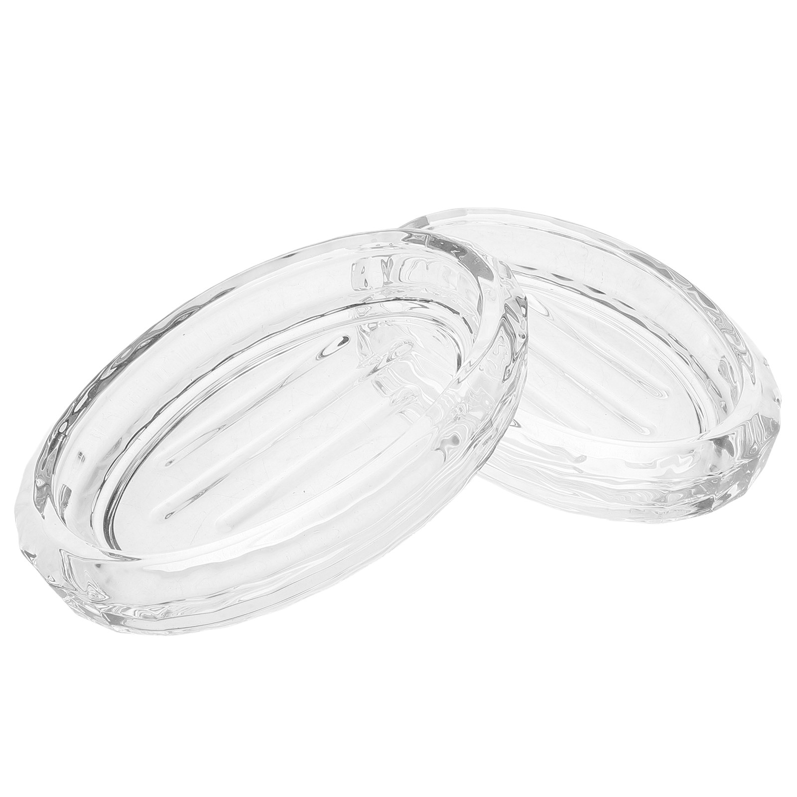 2Pcs High Quality Clear Glass  - Glass Soap Dish review and price