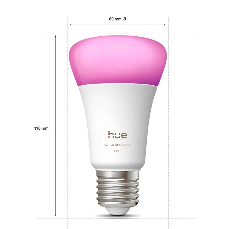 Philips Hue E27 A60 White and  - Philips Bulb Hue review and price