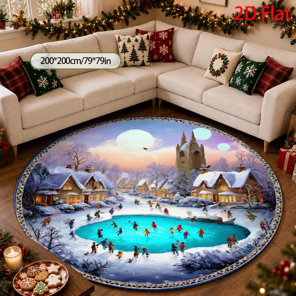 1pc Winter Wonderland Ice‑Skat - Home Bathroom Scene review and price