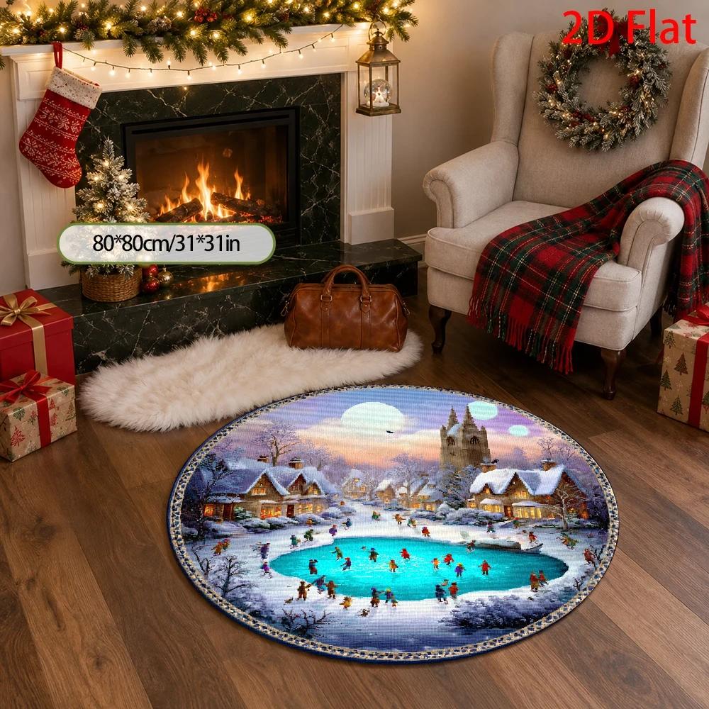 1pc Winter Wonderland Ice‑Skat - Home Bathroom Scene review and price