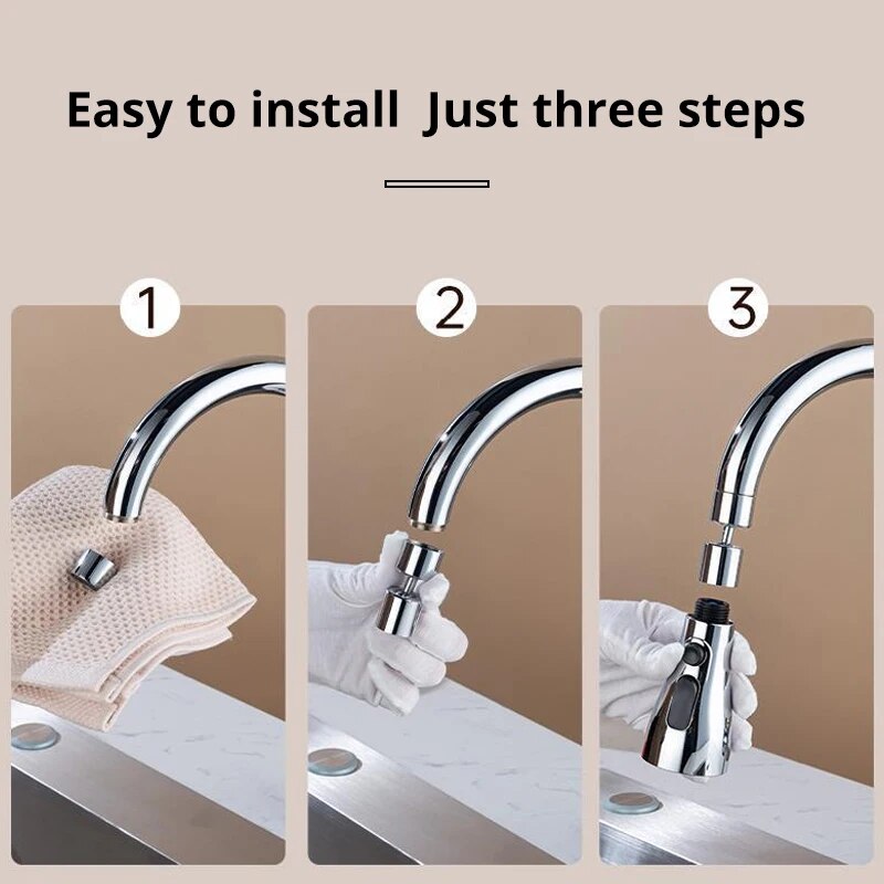 1pc Faucet Extender Metal Allo - Home Bathroom Water Filter review and price