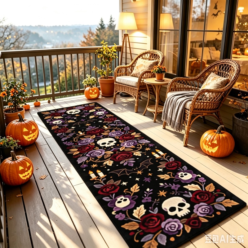 Gothic Halloween Window Scene  - Home Bathroom Scene review and price