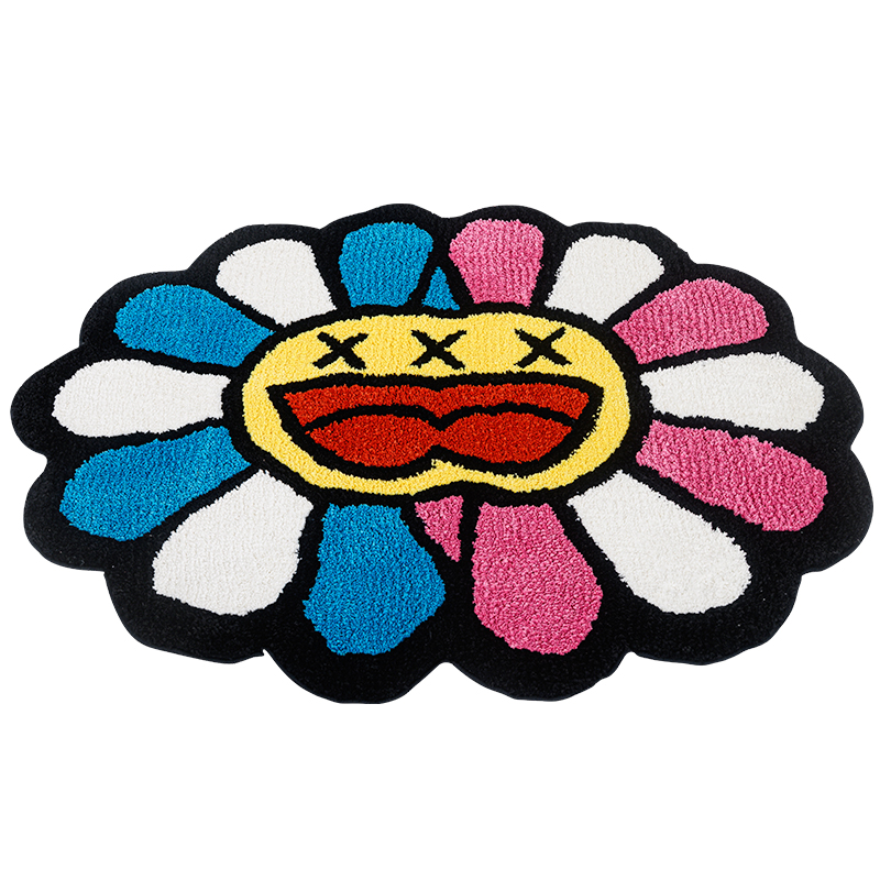 Double Face Pink Blue Smiling  - Zara Home Bathroom Rug review and price