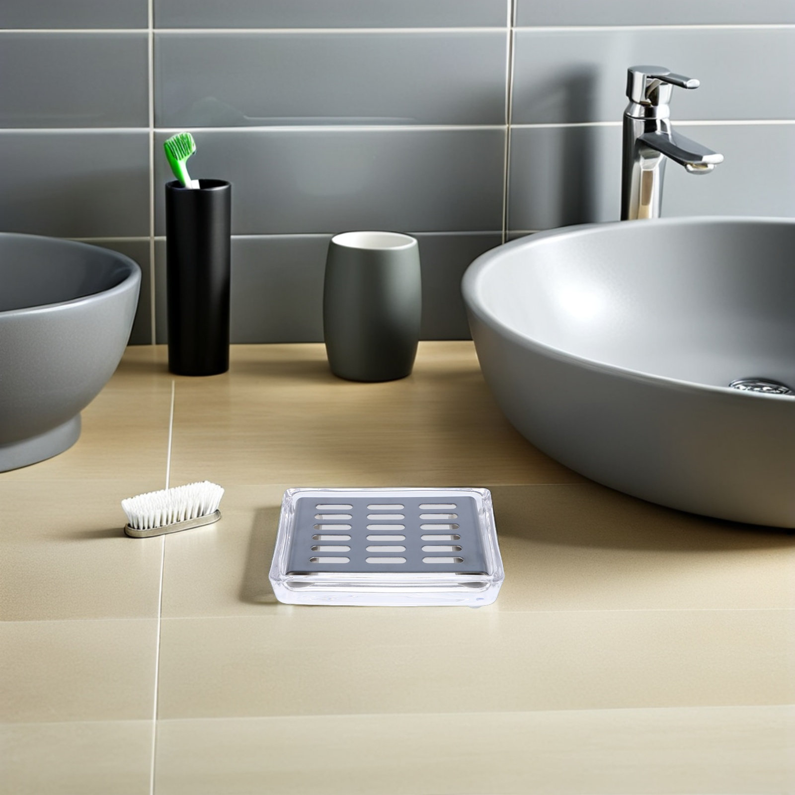 Rectangular Glass Soap Dish wi - Glass Soap Dish review and price