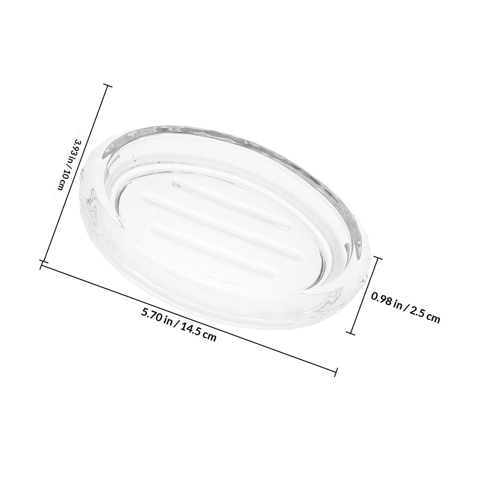 2Pcs Transparent Glass Soap Di - Glass Soap Dish review and price