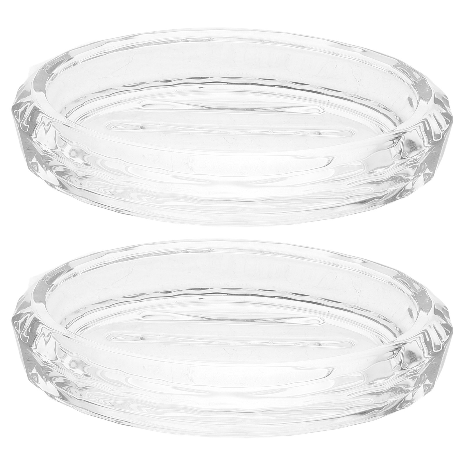 2Pcs Transparent Glass Soap Di - Glass Soap Dish review and price