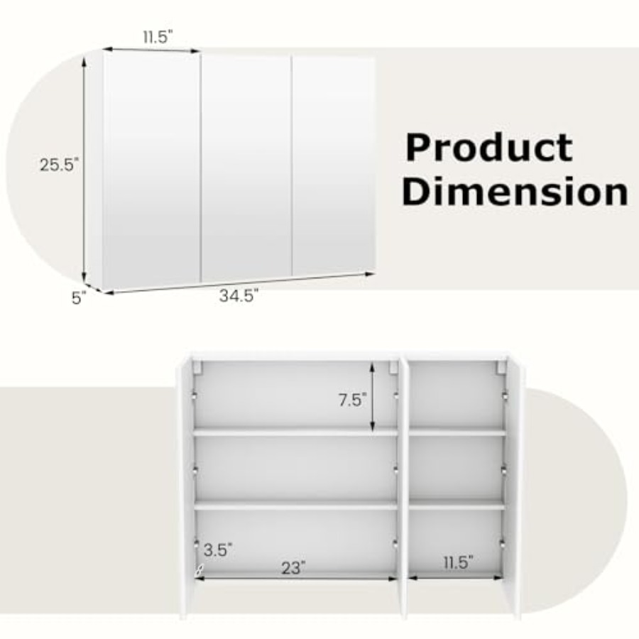 Bathroom mirrored medicine cab - Bathroom Cabinet Mirror review and price