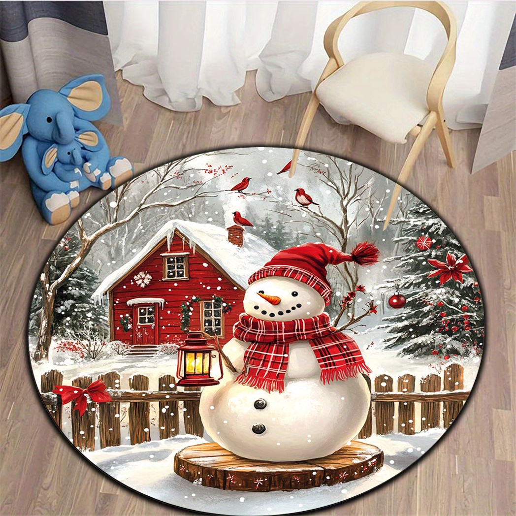 Vintage Winter Snow Scene Circ - Home Bathroom Scene review and price