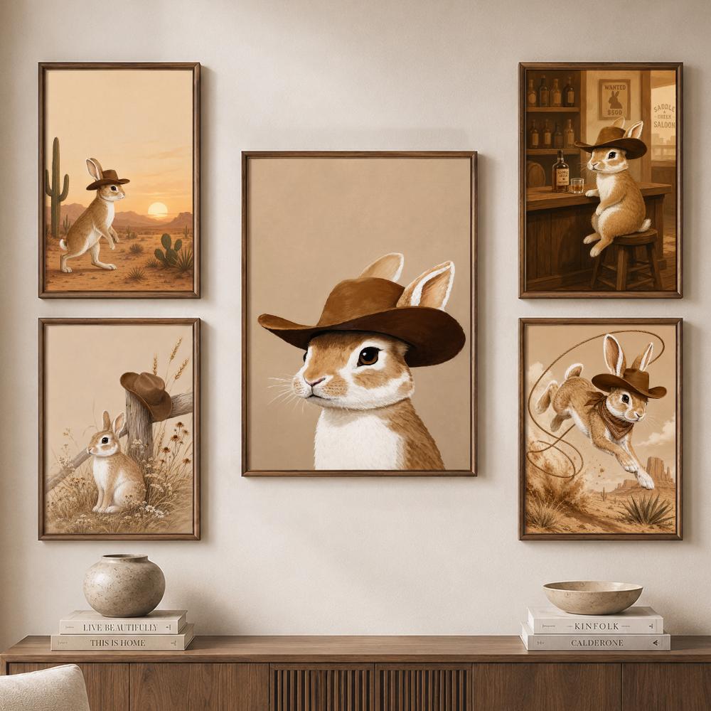 Western Cowboy Rabbit Desert S - Home Bathroom Scene review and price