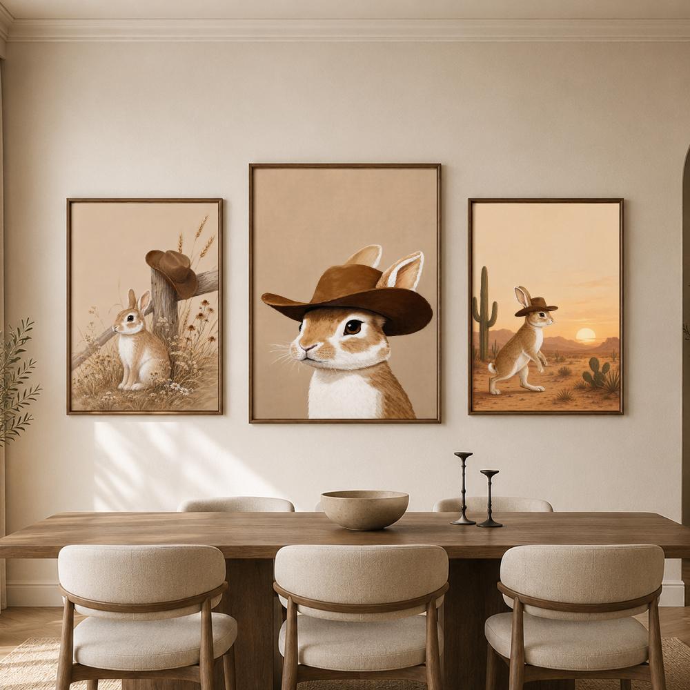 Western Cowboy Rabbit Desert S - Home Bathroom Scene review and price