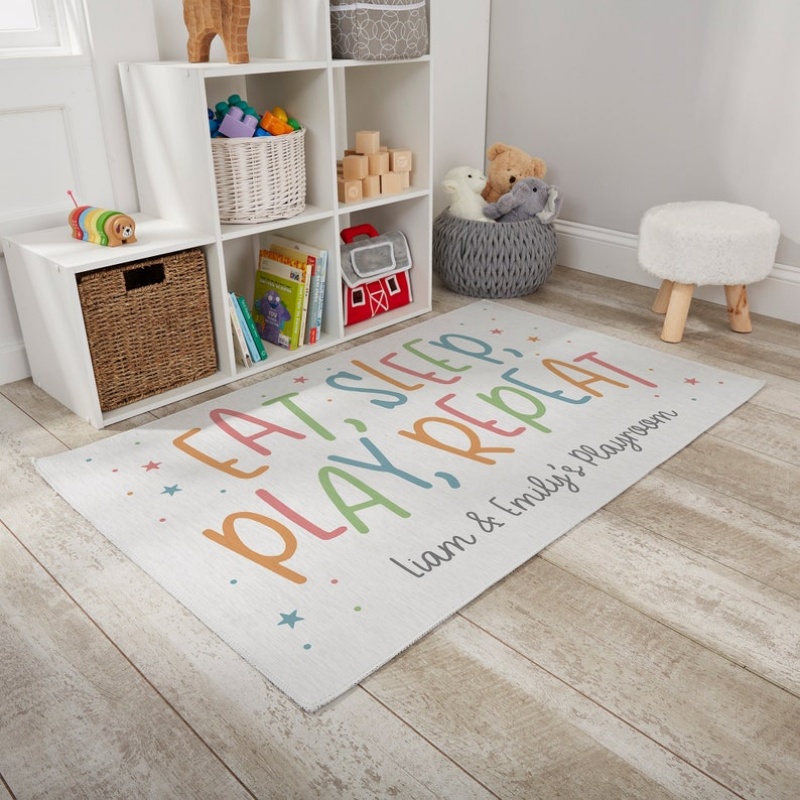 Custom Rug Play Mat With Name  - Home Bathroom Name review and price
