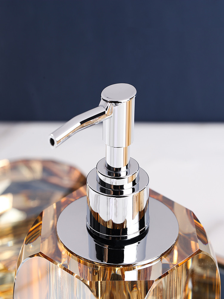 Bathroom Set Crystal Glass Liq - Glass Soap Dish review and price