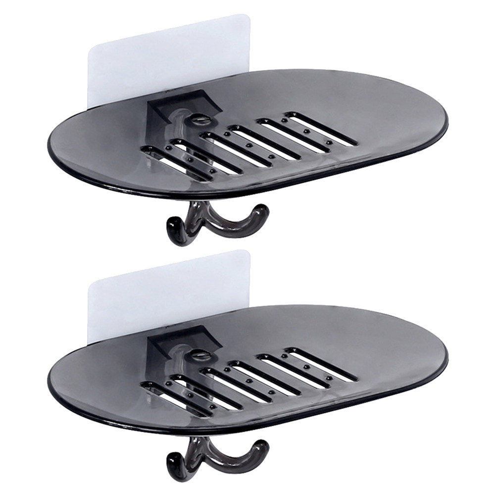 2Pcs Adhesive Free Suction Soa - Glass Soap Dish review and price
