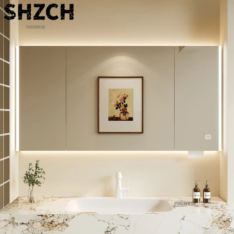 Modern Thickened Bathroom Mirr - Bathroom Cabinet Mirror review and price