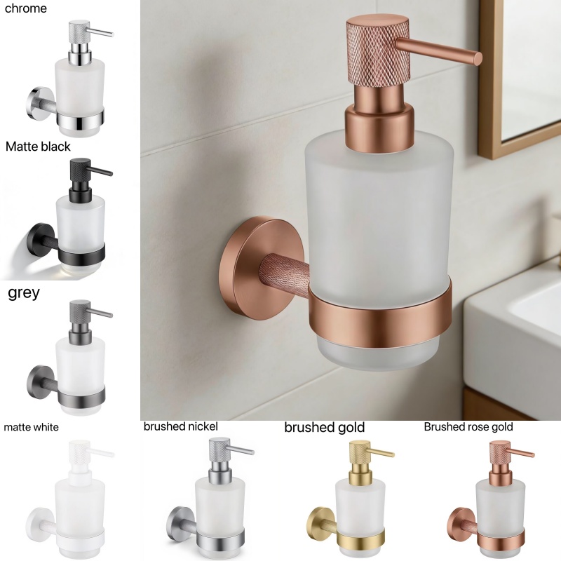 Brushed Nickel Brass Knurled W - Glass Soap Dish review and price
