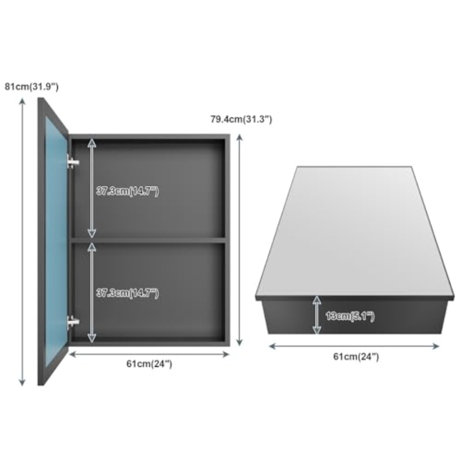 Bathroom medicine cabinet, met - Bathroom Cabinet Mirror review and price