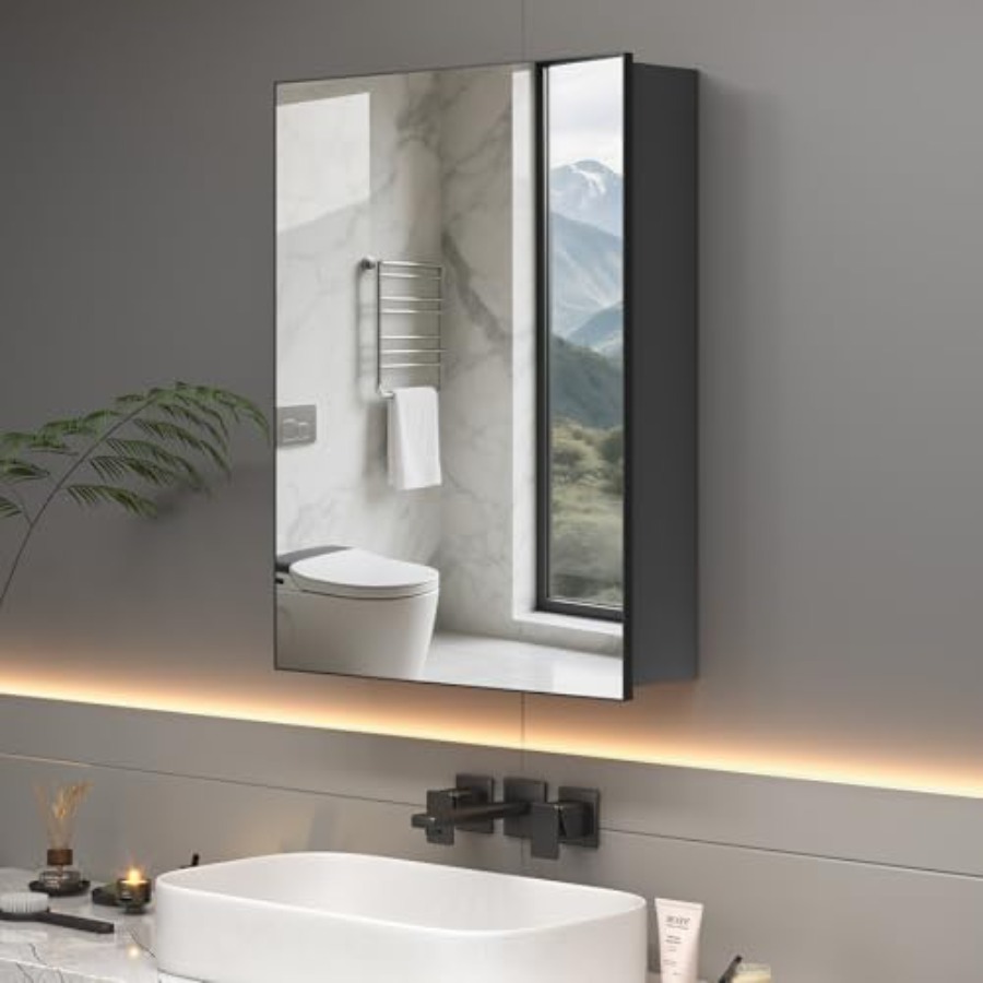 Bathroom medicine cabinet, met - Bathroom Cabinet Mirror review and price