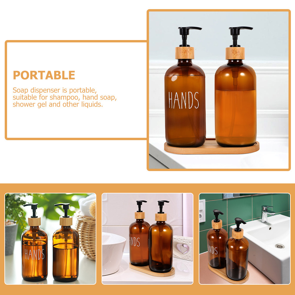 500Ml Refillable Glass Soap Di - Glass Soap Dish review and price