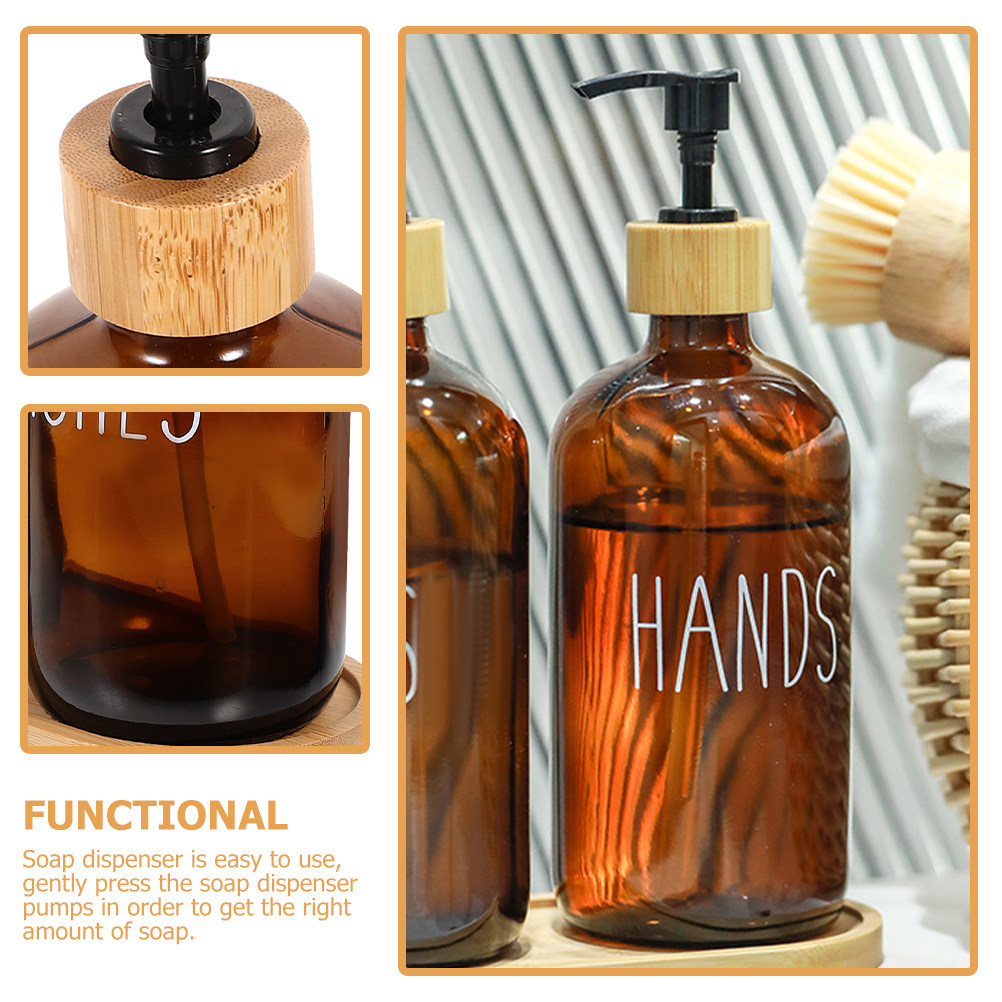 500Ml Refillable Glass Soap Di - Glass Soap Dish review and price