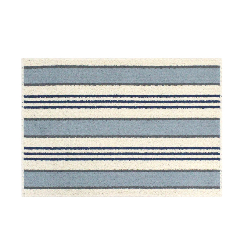 VIKAMA Korean Minimalist Strip - Zara Home Bathroom Rug review and price