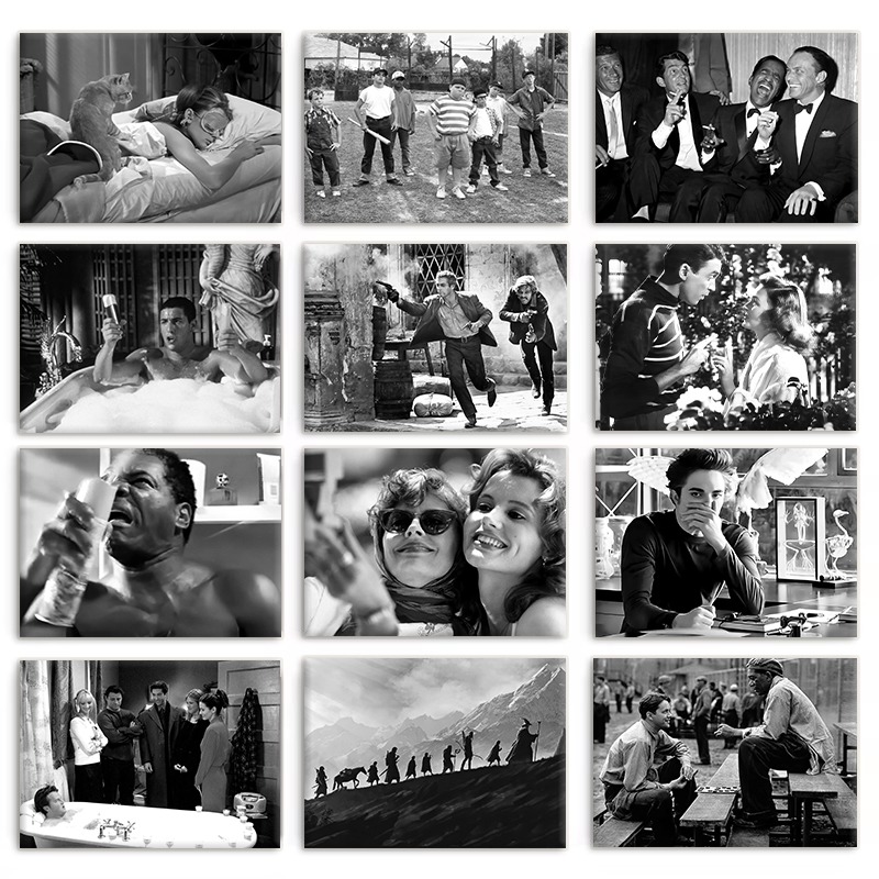 Black and White Classic Movie  - Home Movie Bathroom Scene review and price