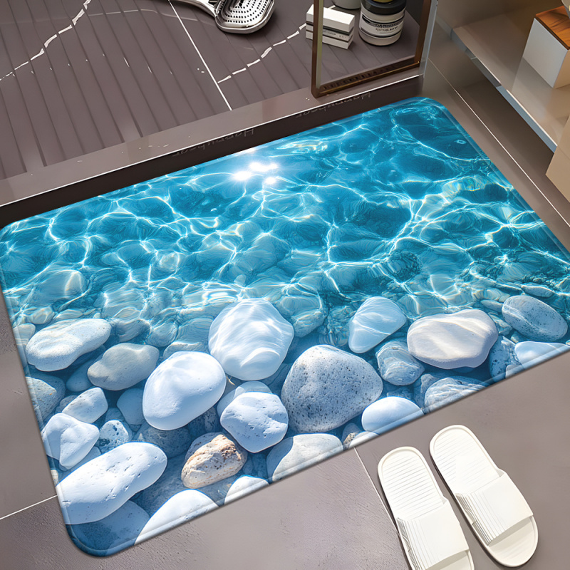 VIKAMATransparent waterstone b - Zara Home Bathroom Rug review and price