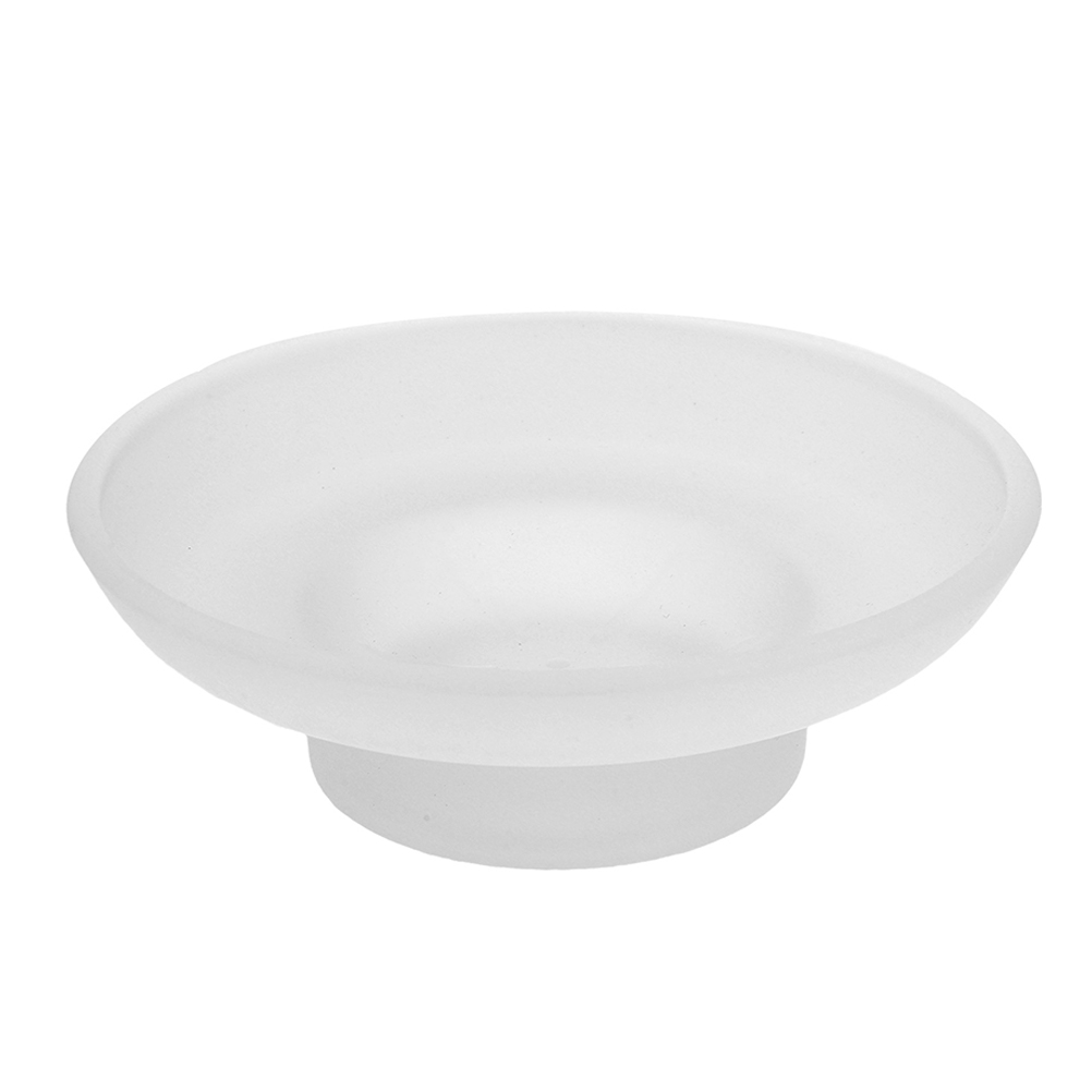 Frosted Glass Soap Dish Round  - Glass Soap Dish review and price