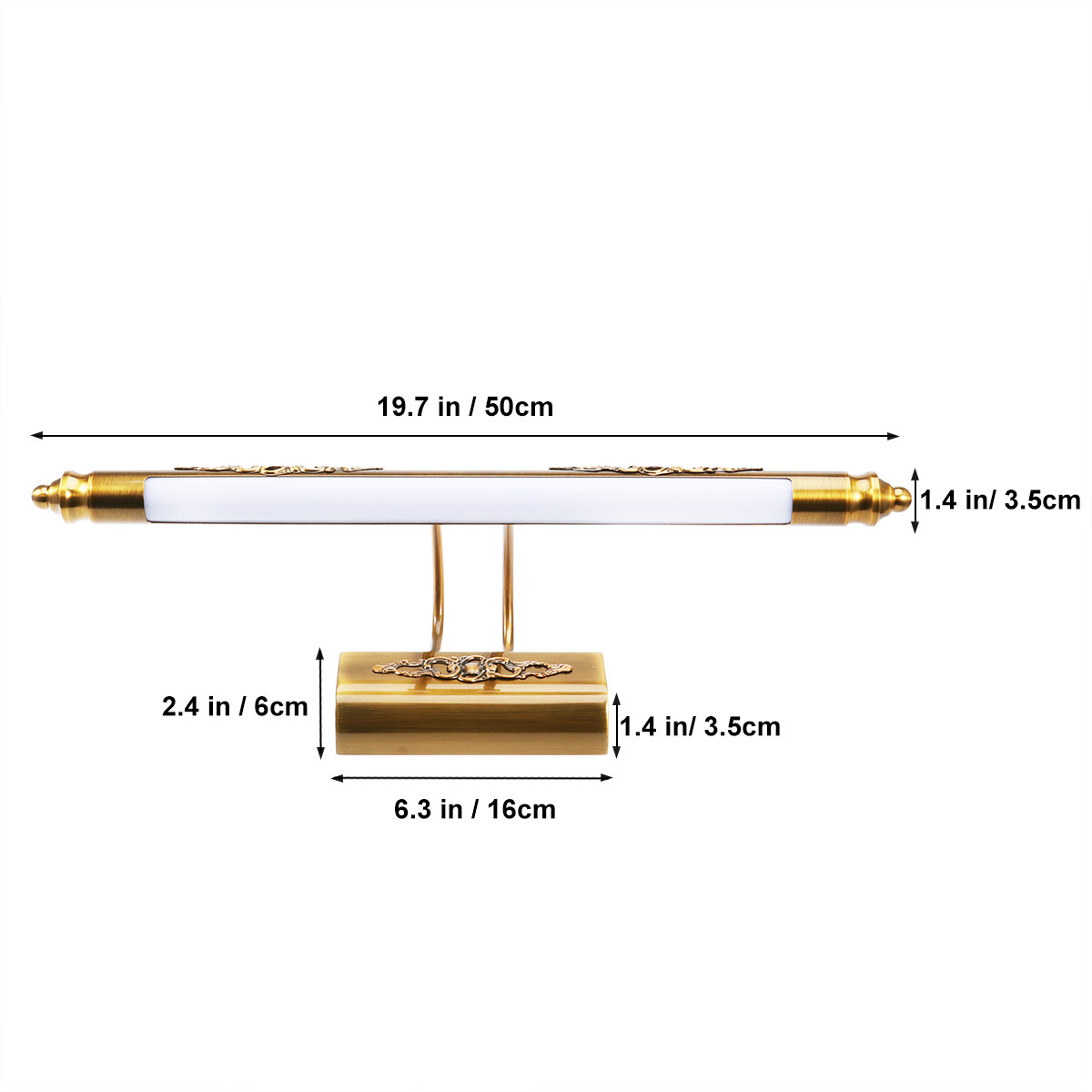 50CM  Mirror Front Lamp Bathro - Home Bathroom Cabinets review and price