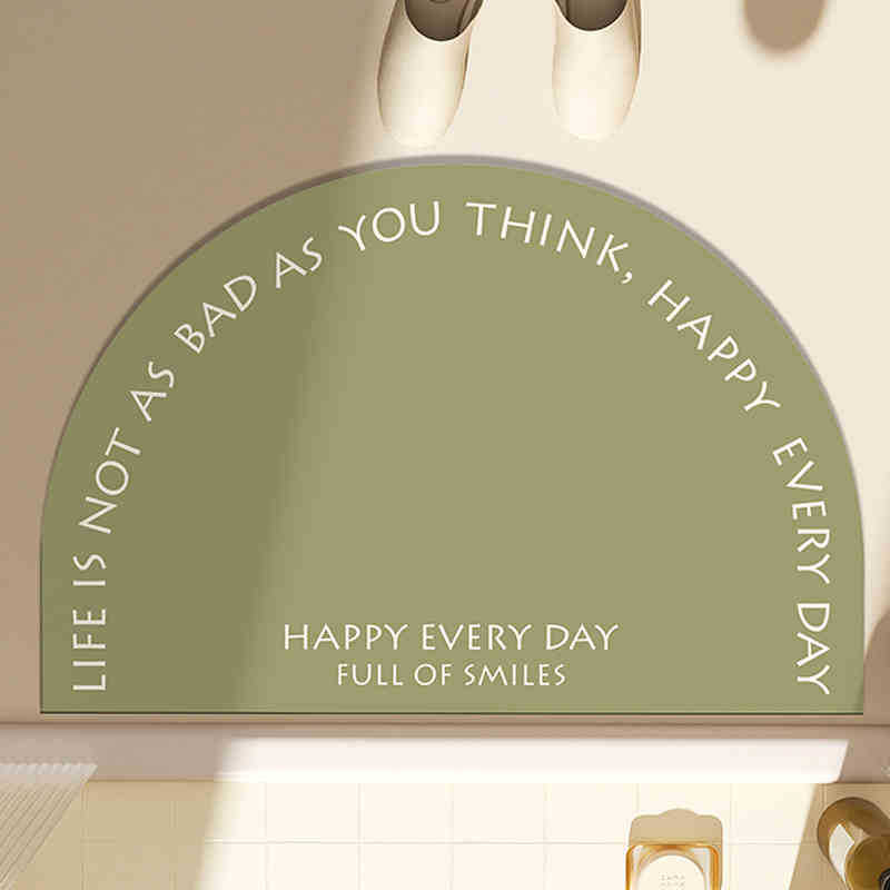 VIKAMA high-end minimalist wat - Zara Home Bathroom Rug review and price