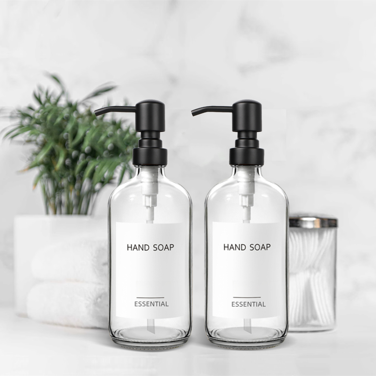 Clear Glass Soap Dispenser Set - Glass Soap Dish review and price