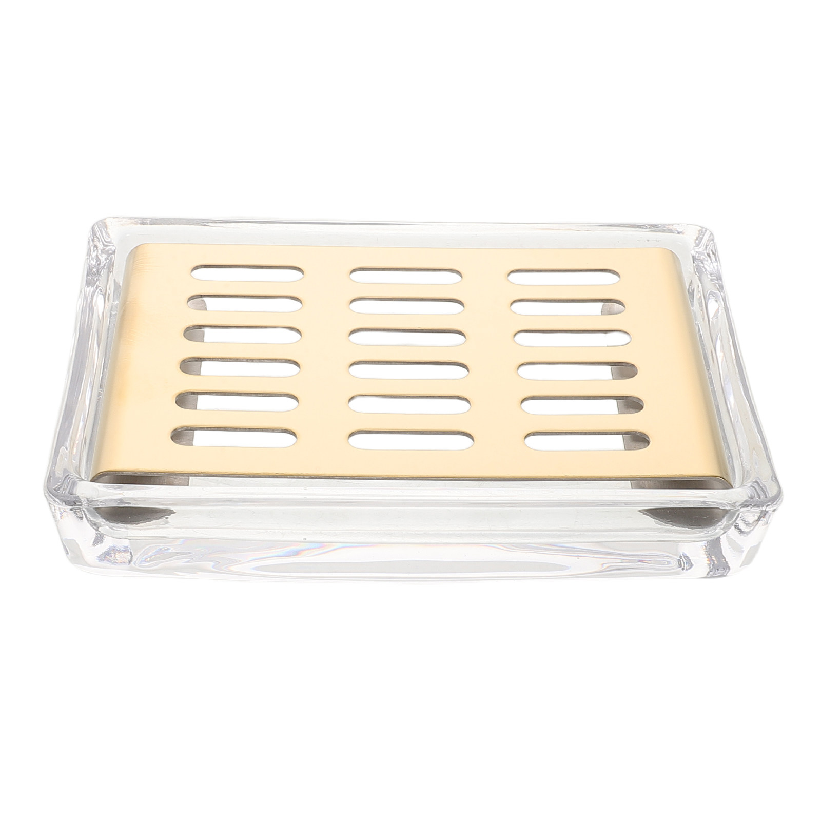 Rectangular Transparent Glass  - Glass Soap Dish review and price