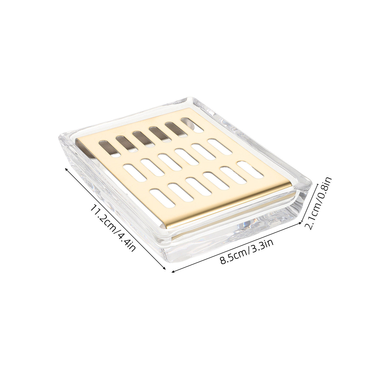 Rectangular Transparent Glass  - Glass Soap Dish review and price