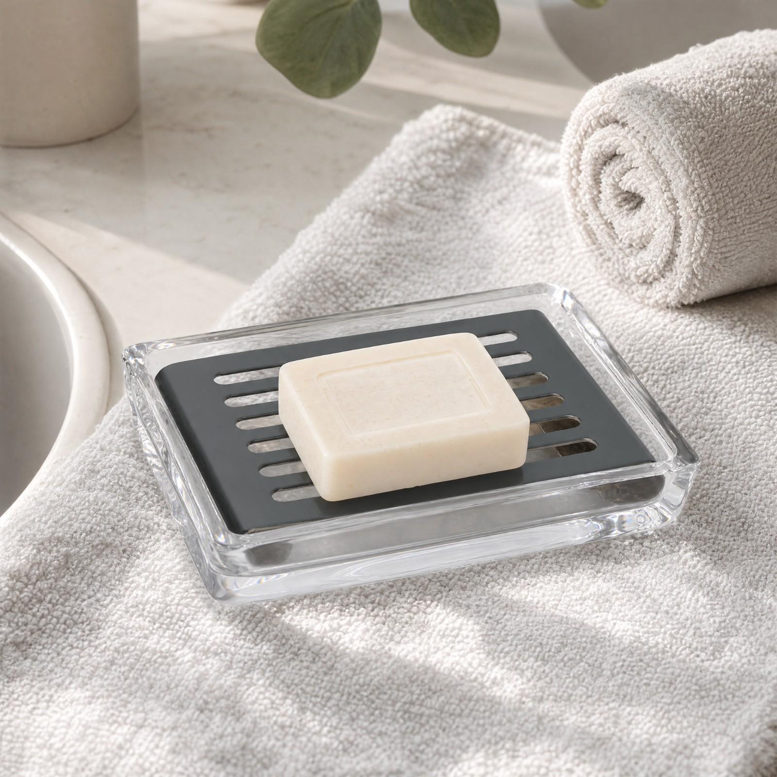 Stainless Steel Glass Soap Dis - Glass Soap Dish review and price